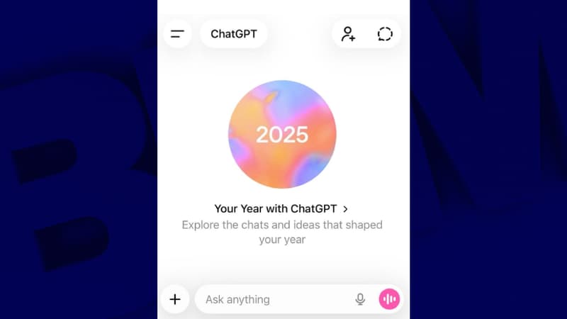 OpenAI cède à la mode du "wrapped", lancée par Spotify, l’occasion de redécouvrir l’année passée avec ChatGPT en statistiques et graphiques, mais hélas pas encore en France
