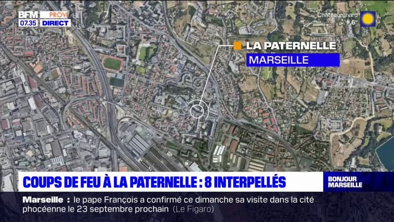 Marseille: huit personnes interpellées après des coups de feu à la cité de La Paternelle