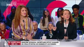 Marlène Schiappa était l'invitée du "Grand Oral" de "Grandes Gueules" de RMC (1ère partie