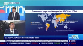 Six nouveaux pays intègrent les BRICS 