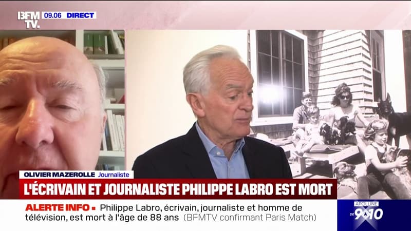 Philippe Labro "avait un esprit d'entreprise", estime Olivier Mazerolle thumbnail