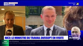 Le ministre du Travail en visite à Nice