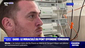 "Je me sens beaucoup mieux": le miraculé de l'effondrement d'un pont dans le Gard témoigne