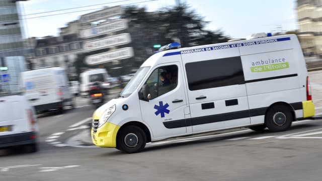Une ambulance. (Photo d'illustration)