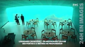 Découvrez ce restaurant... dont la salle est située à 5 mètres de profondeur