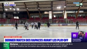Hockey sur glace: dernier match des Rapaces avant les play-off