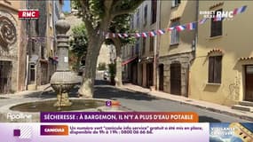 Conséquence de la sécheresse, le village de Bargemon, dans le Var, à court d'eau potable