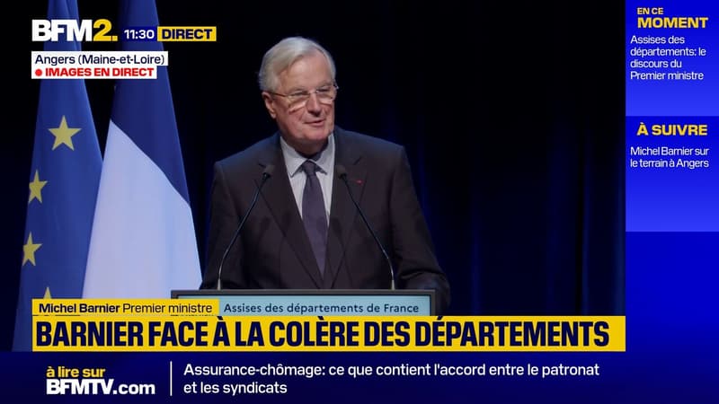 Budget: Michel Barnier annonce que l'effort des départements sera 