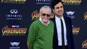 Stan Lee et Keya Morgan le 23 avril 2018