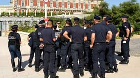 Les forces de l'ordre à Biarritz