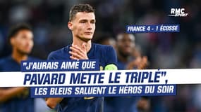 France 4-1 Écosse : "J’aurais aimé qu’il mette le triplé", les Bleus saluent Pavard après son doublé
