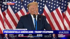 Donald Trump: "On a gagné dans des États où personne ne s'attendait à notre victoire"