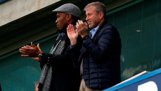 Didier Drogba et Roman Abramovitch