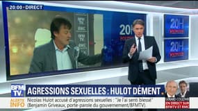 Agressions sexuelles: Nicolat Hulot dément