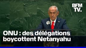 ONU : des délégués quittent la salle à l'arrivée de Benjamin Netanyahu à la tribune