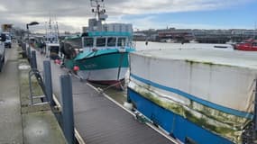 Des bateaux de pêche à Boulogne-sur-Mer.