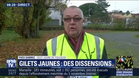 Yves Garrec, gilet jaune à Toulouse, soutient "à 100%" les deux journalistes de BFMTV agressés samedi