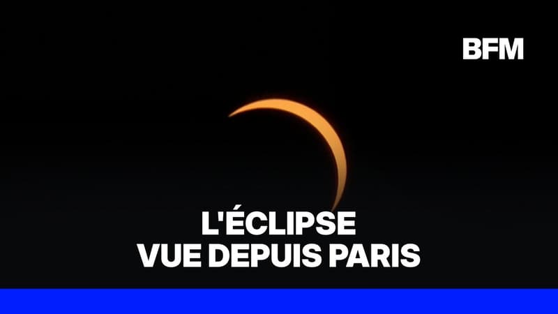 Le timelapse de l'éclipse solaire observée à Paris
