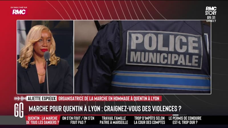 Mort de Quentin: l'organisatrice de la marche, samedi à Lyon, réfute toute récupération politique