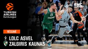 Résumé : ASVEL - Zalgiris (74-79) – Euroleague