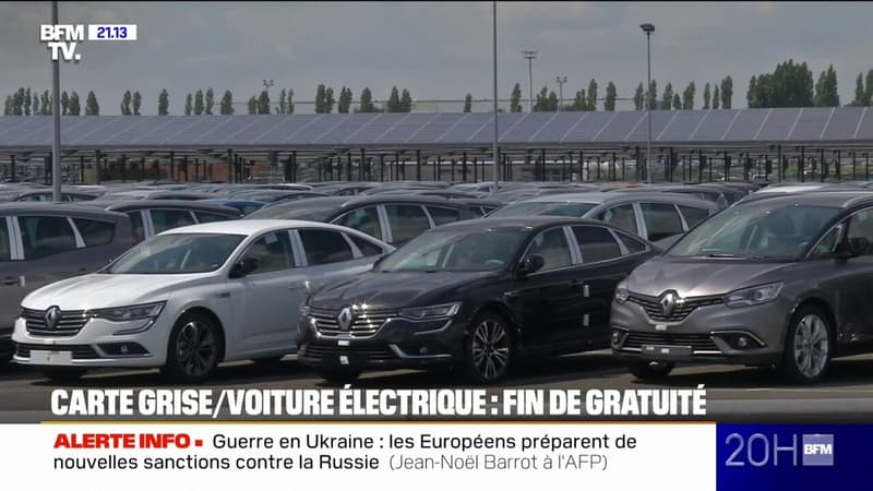 Voitures électriques: fin de la gratuité de la carte grise à partir de ce...