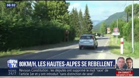 Limitation à 80km/h: les Hautes-Alpes se rebellent