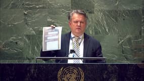 Le diplomate ukrainien Sergiy Kyslytsya à l'ONU