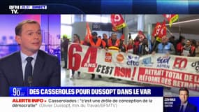 Olivier Dussopt: "Avec tout le respect que j'ai pour Mme Binet, il n'y a pas que la CGT dans la vie"