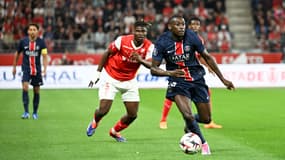 Kolo Muani lors de Reims-PSG, le 21 septembre 2024