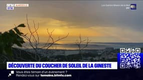 C beau chez nous: le coucher de soleil vu depuis la Gineste