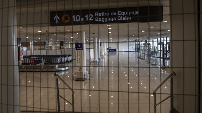 L'aéroport de Santiago au Chili le 20 avril 2020