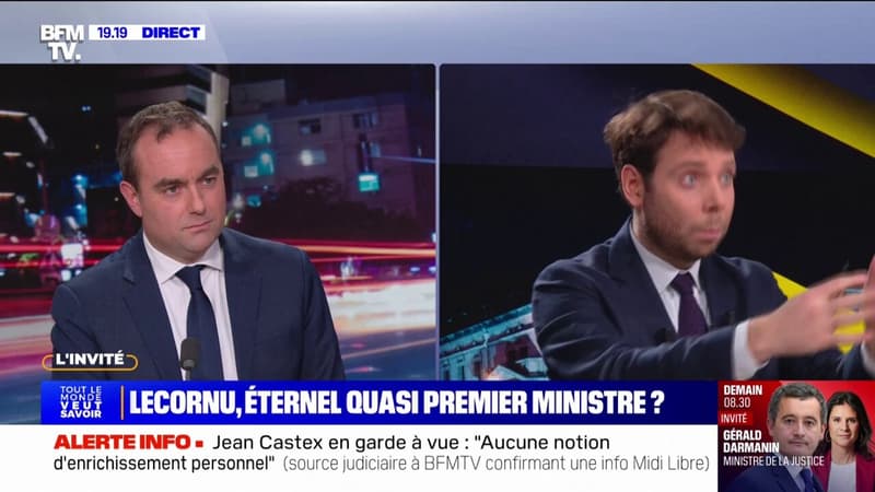 Sébastien Lecornu, ministre des Armées: 