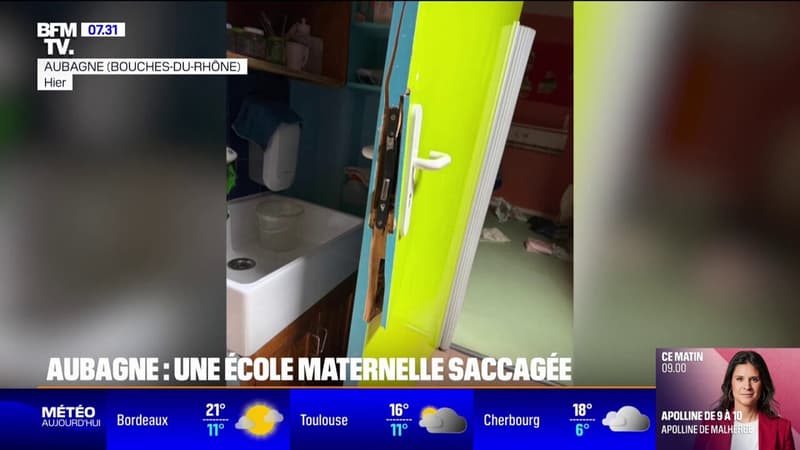 Portes fracturées, armoires saccagées... Une école maternelle a été vandalisée à Aubagne lundi