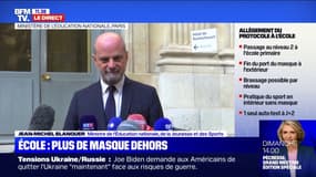 Protocole sanitaire à l'école: Jean-Michel Blanquer annonce le passage d'un système de trois tests à un système d'un test