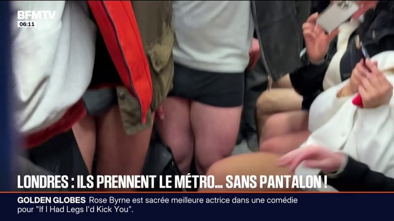Londres: ils prennent le métro sans pantalon