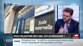 Ecole obligatoire dès 3 ans: est-ce nécessaire? Ca fait débat sur RMC