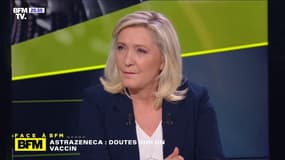 Marine Le Pen: "La France doit procéder d'urgence à une étude poussée sur les effets secondaires" du vaccin AstraZeneca