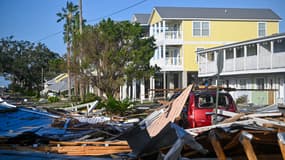 Les dégâts de l'ouragan Hélène en Floride le 26 septembre 2024.