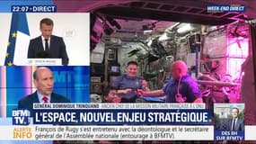 Emmanuel Macron annonce la création d'un commandement militaire de l'espace (1/2)