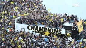 Champions Cup : scènes de liesse à la Rochelle pour fêter la Coupe d'Europe