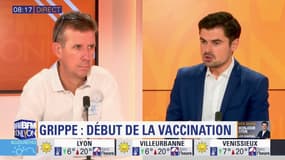 Vaccination contre la grippe en pharmacie: un dispositif accessible "aux personnes à risques", explique David Thierry, pharmacien