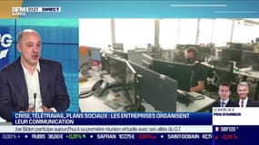 Arnaud Dupui-Castérès (Directeur Général de VAE Sols Communications): Pendant la crise, "à peu près toutes les grandes entreprises ont découvert des poches d'équipes qui n'avaient pas d'utilité (dans l'entreprise)"