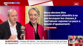 Berger : "Depuis le début, la Première ministre est respectueuse et franche"