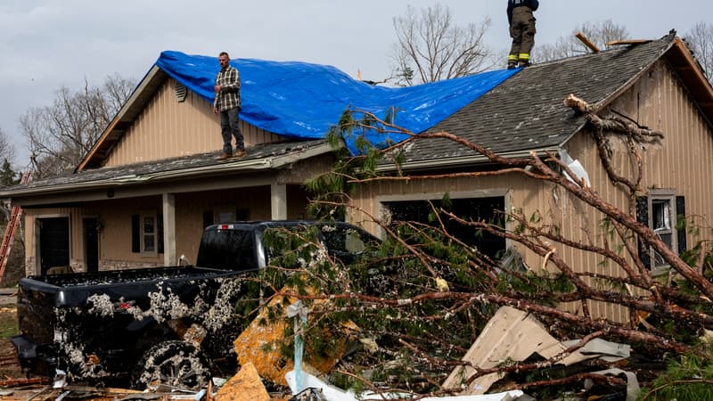 Maisons détruites, carambolage monstre... Les images impressionnantes des tornades meurtrières aux États-Unis