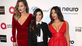 Khloe, Kourtney et Kim Kardashian à Los Angeles.