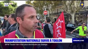 Manifestation nationale suivie à Toulon