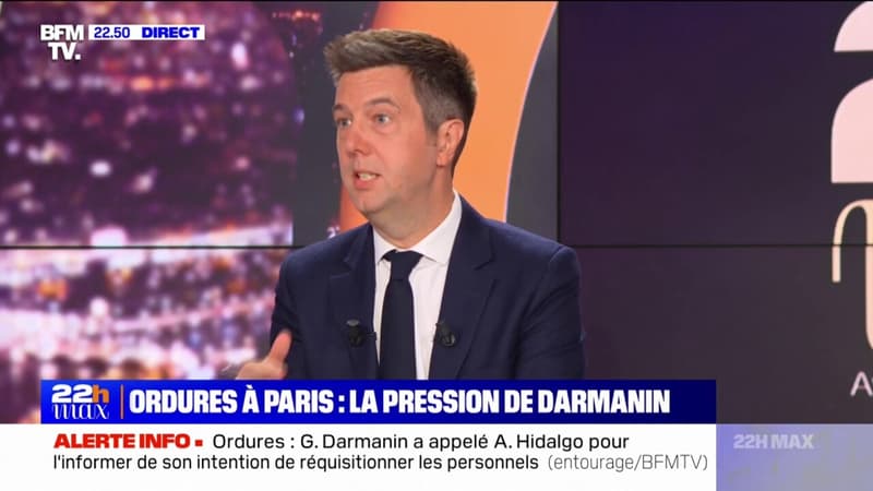 Déchets à Paris: Gérald Darmanin a appelé Anne Hidalgo pour l'informer de son intention de réquisitionner du personnel