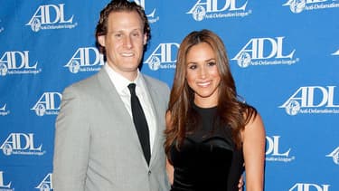 Trevor Engelson et Meghan Markle en 2011.