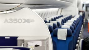 Airbus a dévoilé son nouvel aménagement de cabines de l'A350.