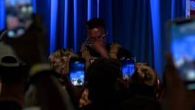  Les larmes de Kanye West en évoquant l’avortement lors de son premier meeting 
